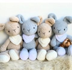 Amigurumi Uyku Arkadaşı Kadife Tavşan
