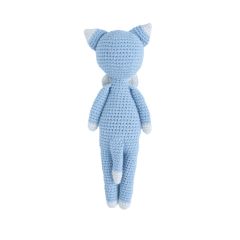 Amigurumi Kedi Oyuncak Mavi