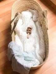 Rattan Sepet Bebek Beşiği